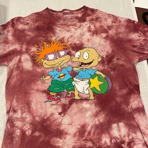 1506110 Red RARE Tie Dye Official Nickelodeon Tommy Pickles Chucky Rugrats